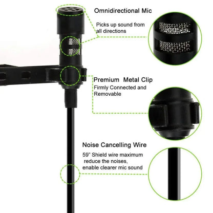 Usb lavalier lapel mic