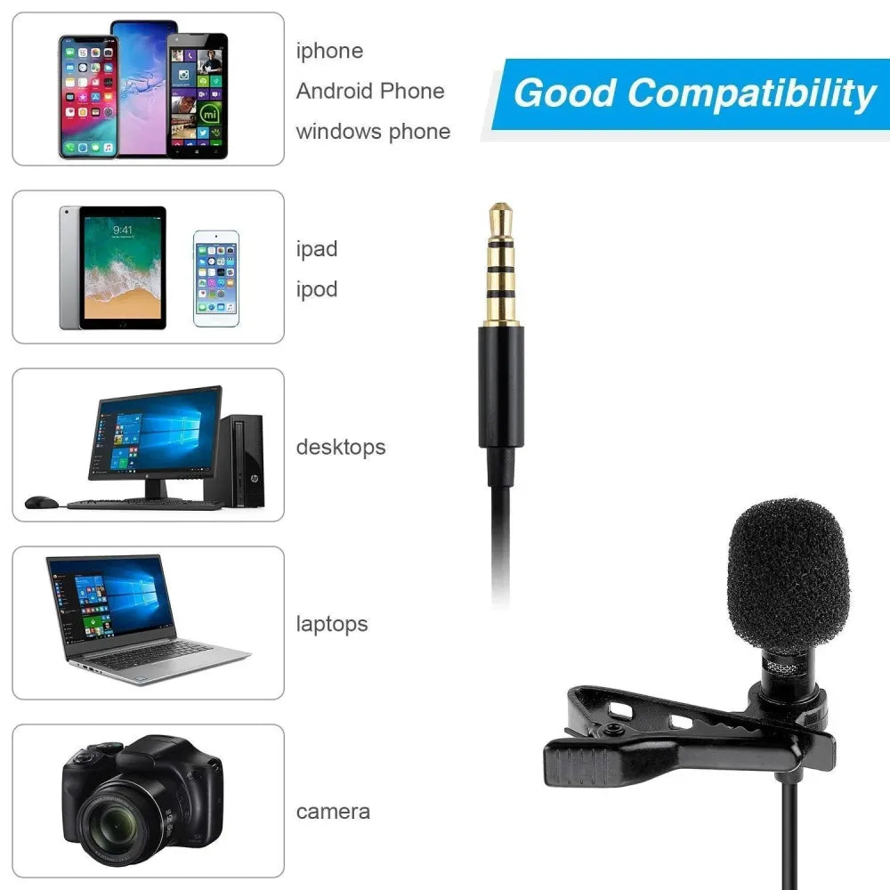 Usb lavalier lapel mic