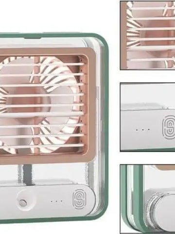 USB Misting Desk Fan