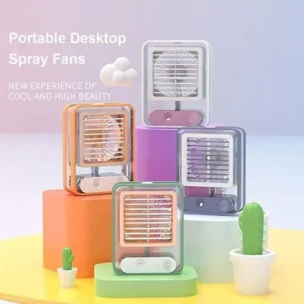 Usb misting desk fan - summer product