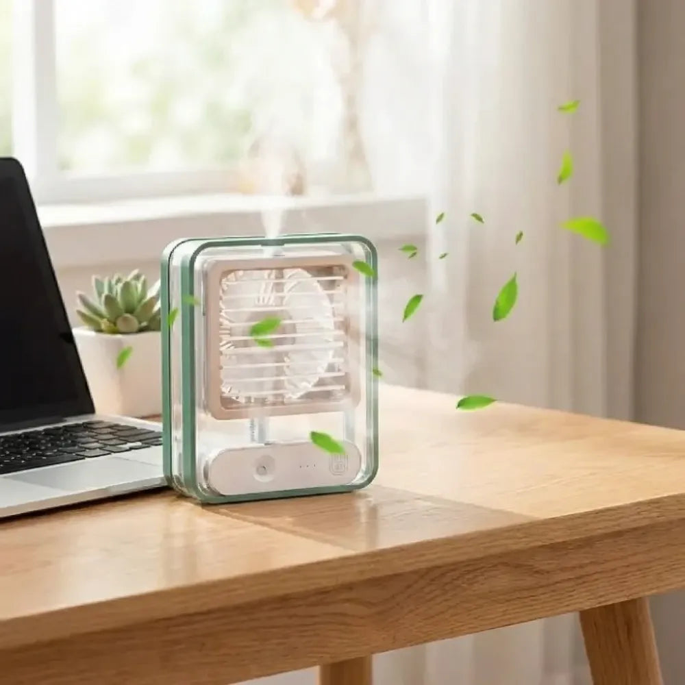 Usb misting desk fan - summer product