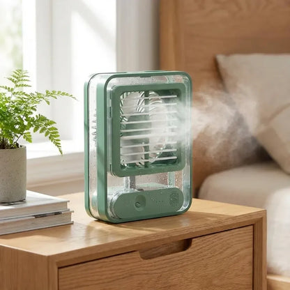 Usb misting desk fan - summer product