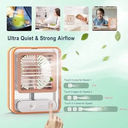 Usb misting desk fan - summer product