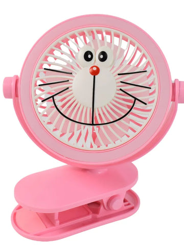 Usb Portable Mini Desk Fan With Light  Personal Table Fan For Office School  Home Use (1 Pc)