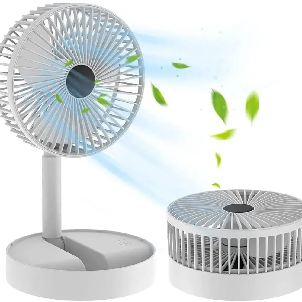 Usb rechargeable desk fan