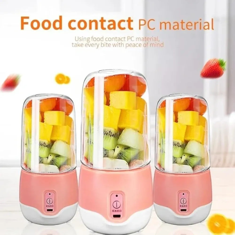 Usb rechargeable juicer bottle