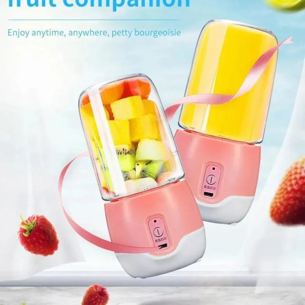 Usb rechargeable juicer bottle