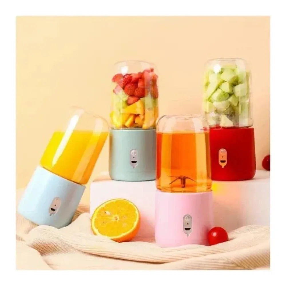 Usb rechargeable juicer bottle