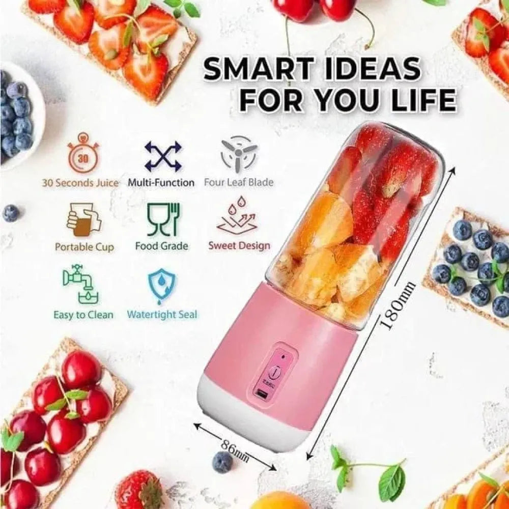 Usb rechargeable juicer bottle