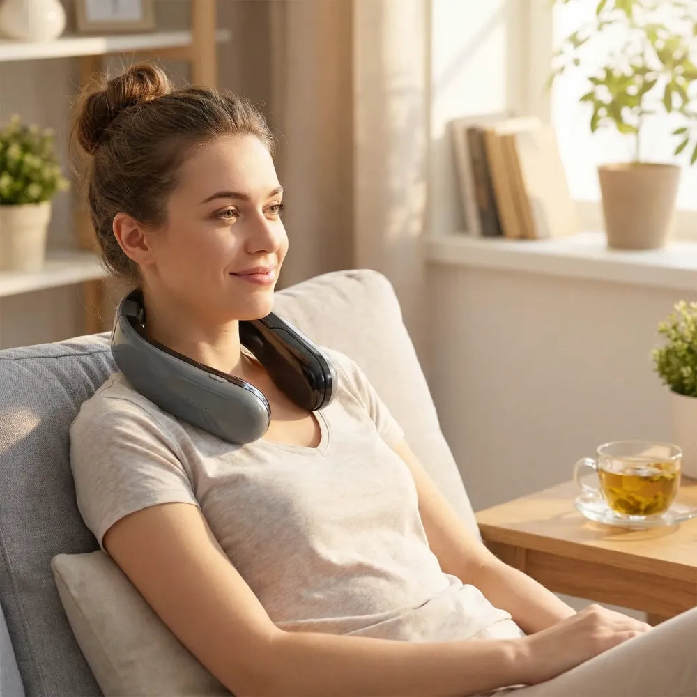 Usb rechargeable neck warmer