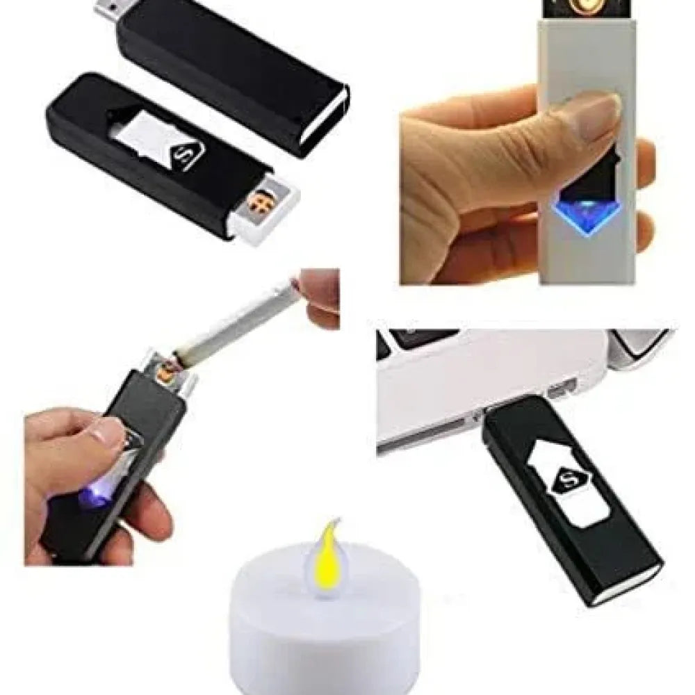 Usb rechargeable windproof lighter