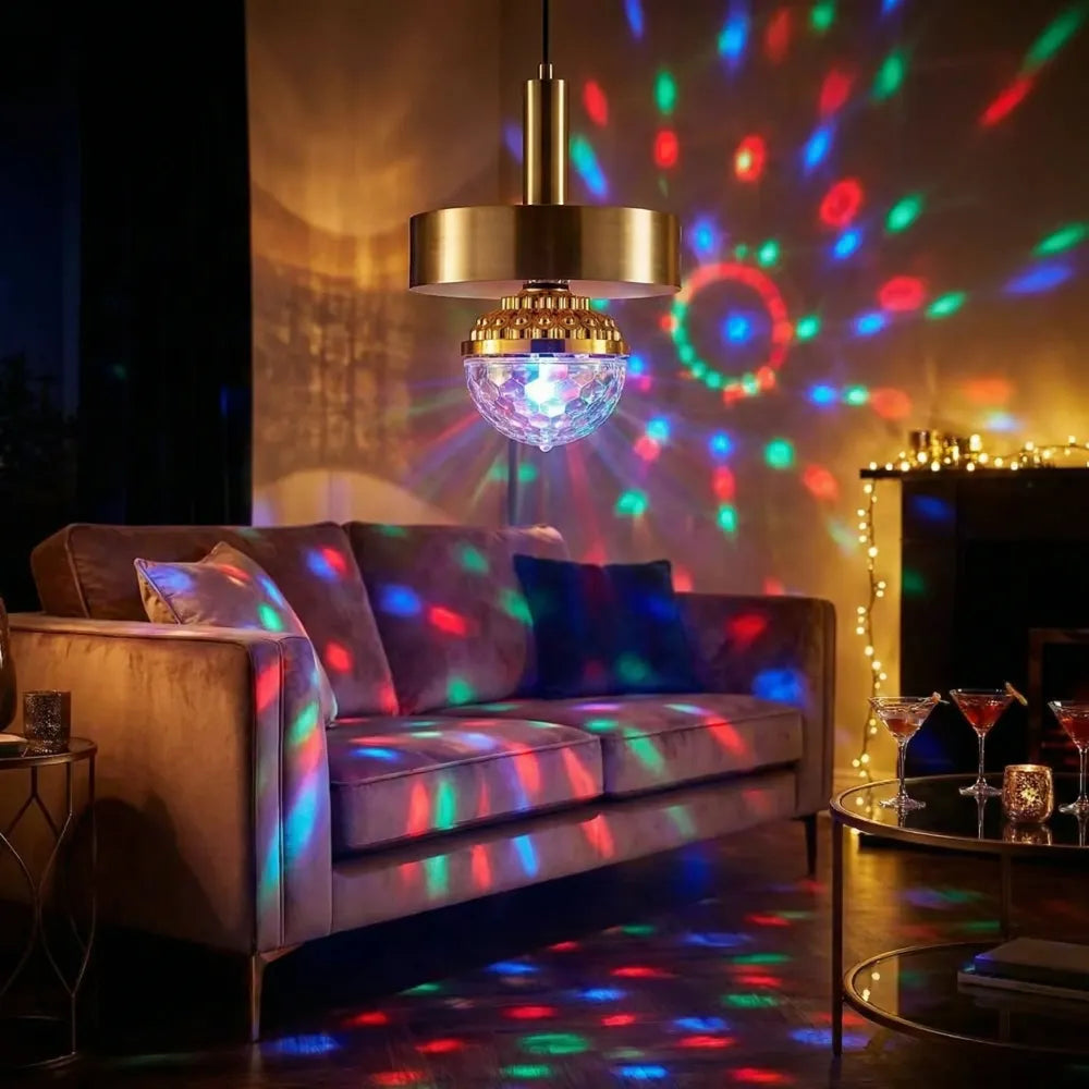 Usb rotating magic ball light