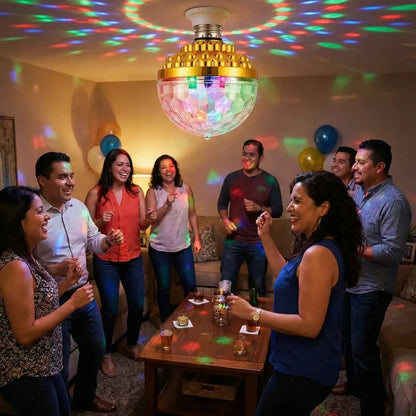 Usb rotating magic ball light