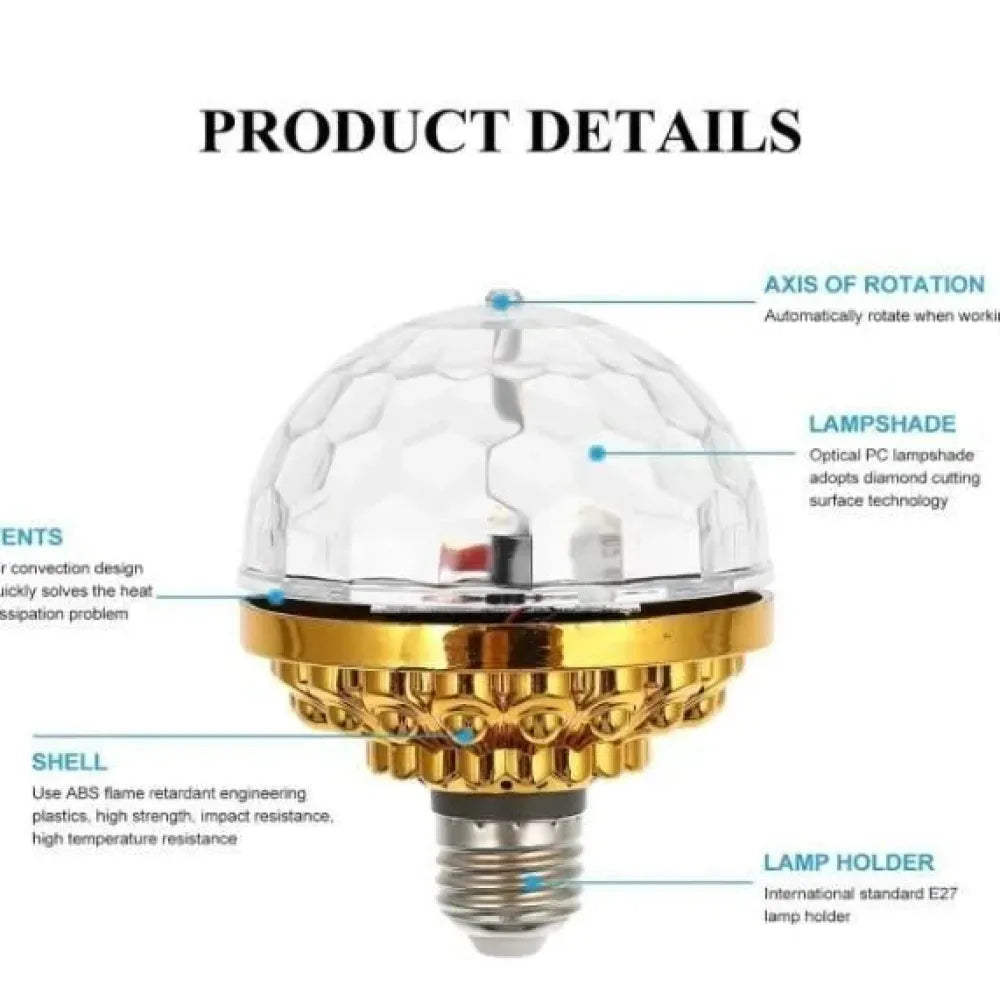 Usb rotating magic ball light