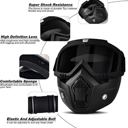 Uv goggle face mask