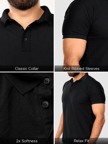 Men’s polo t-shirt (pack of 4)