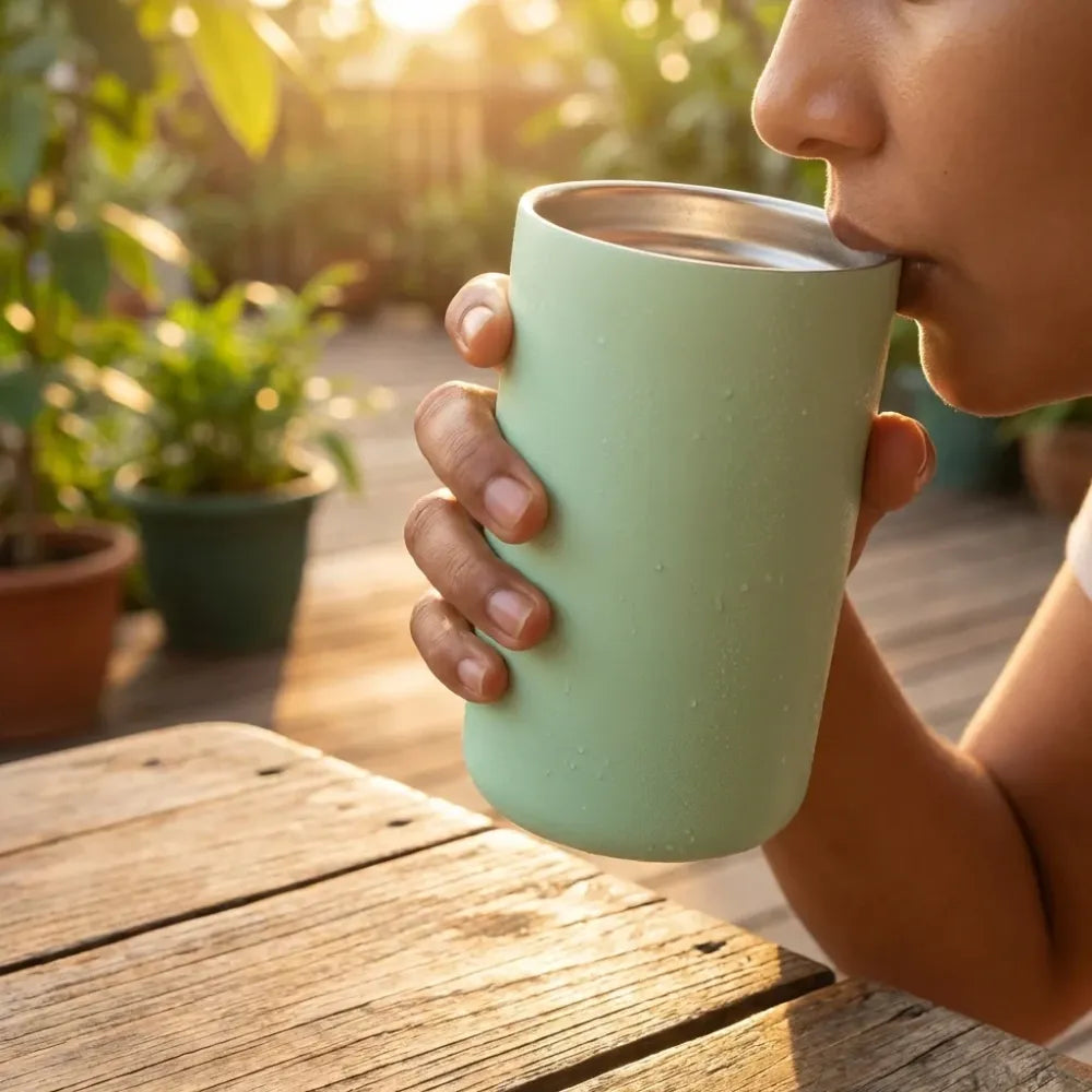 Vacuum insulated stainless mug - home improvement