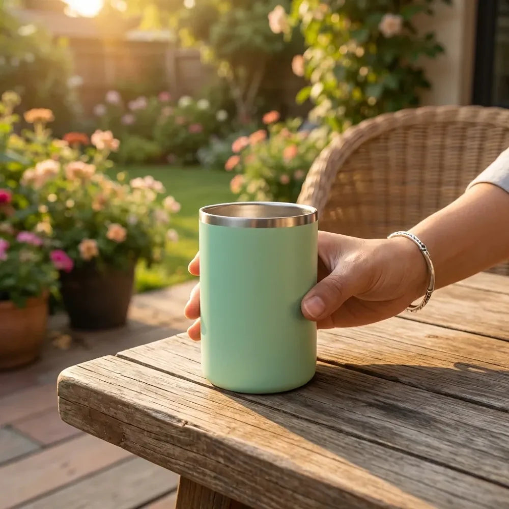 Vacuum insulated stainless mug - home improvement