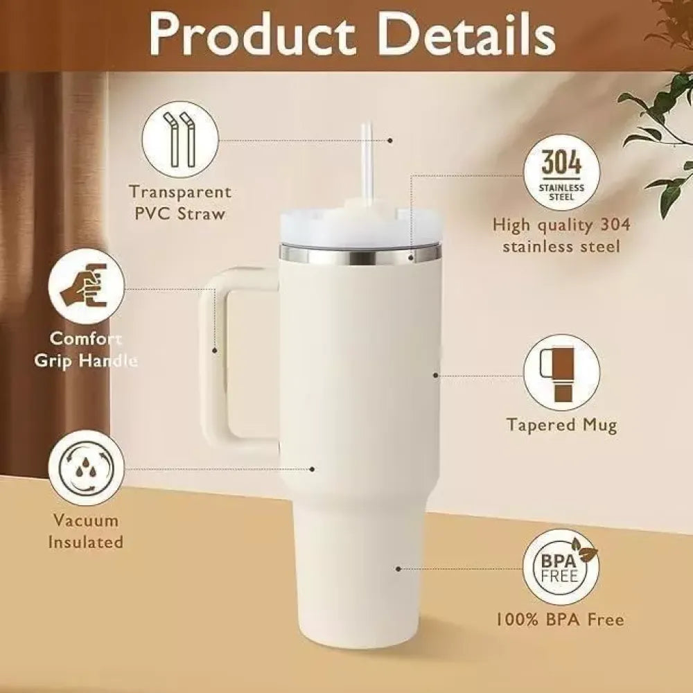 Vacuum insulated water tumbler
