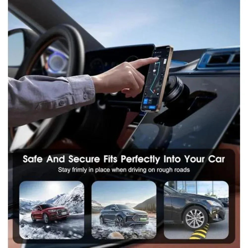 Vacuum suction magnetic bracket