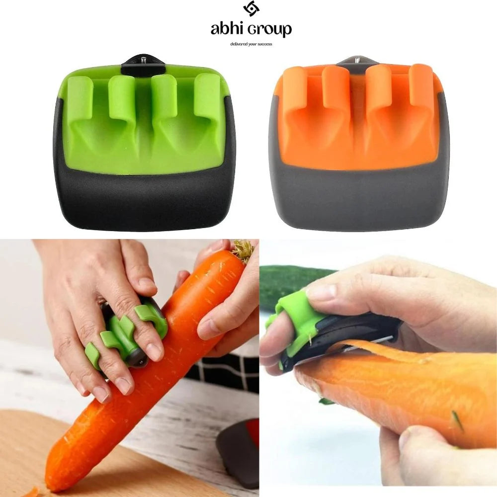 Ergonomic finger peeler