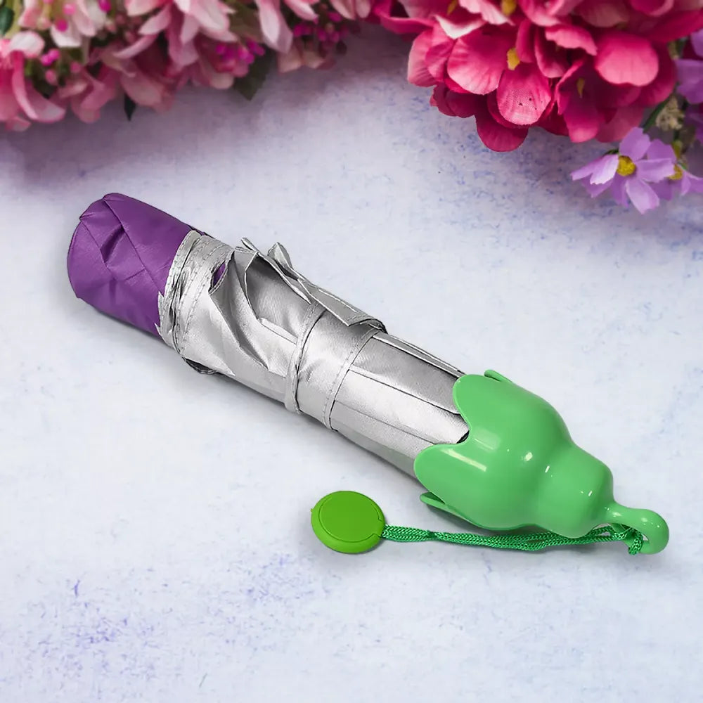 Vegetable-shaped mini folding umbrella