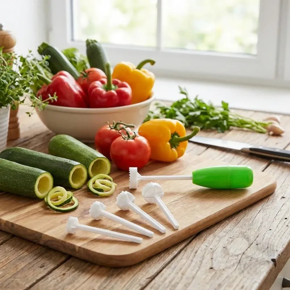 Veggie coring drill - kitchen tool