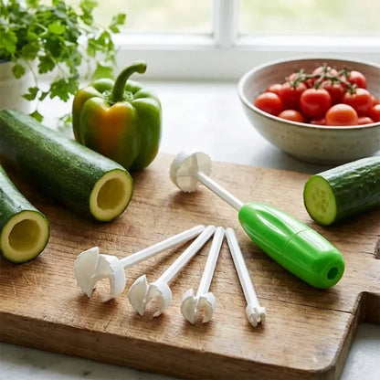 Veggie coring drill - kitchen tool