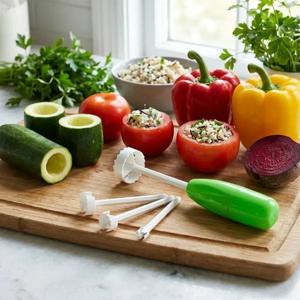 Veggie coring drill - kitchen tool