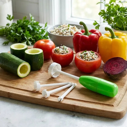 Veggie coring drill - kitchen tool