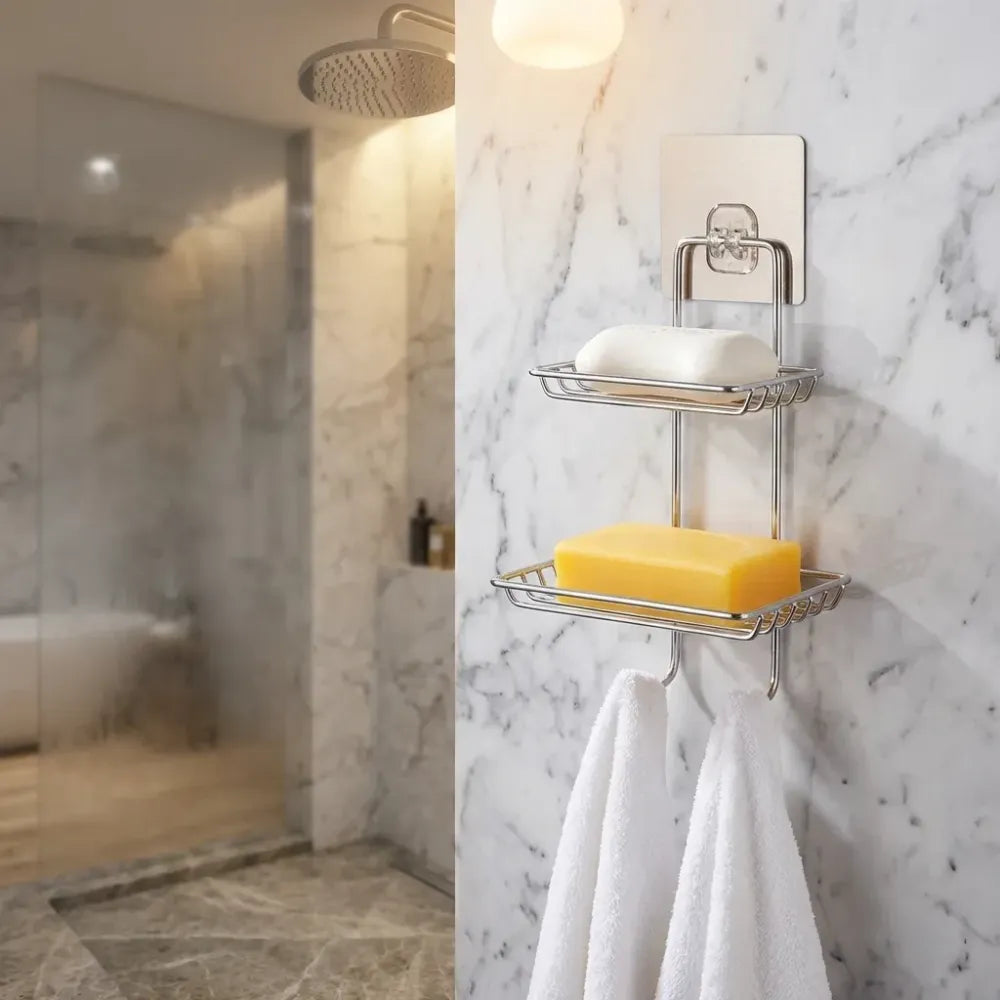 Ventilated soap dish holder - home improvement