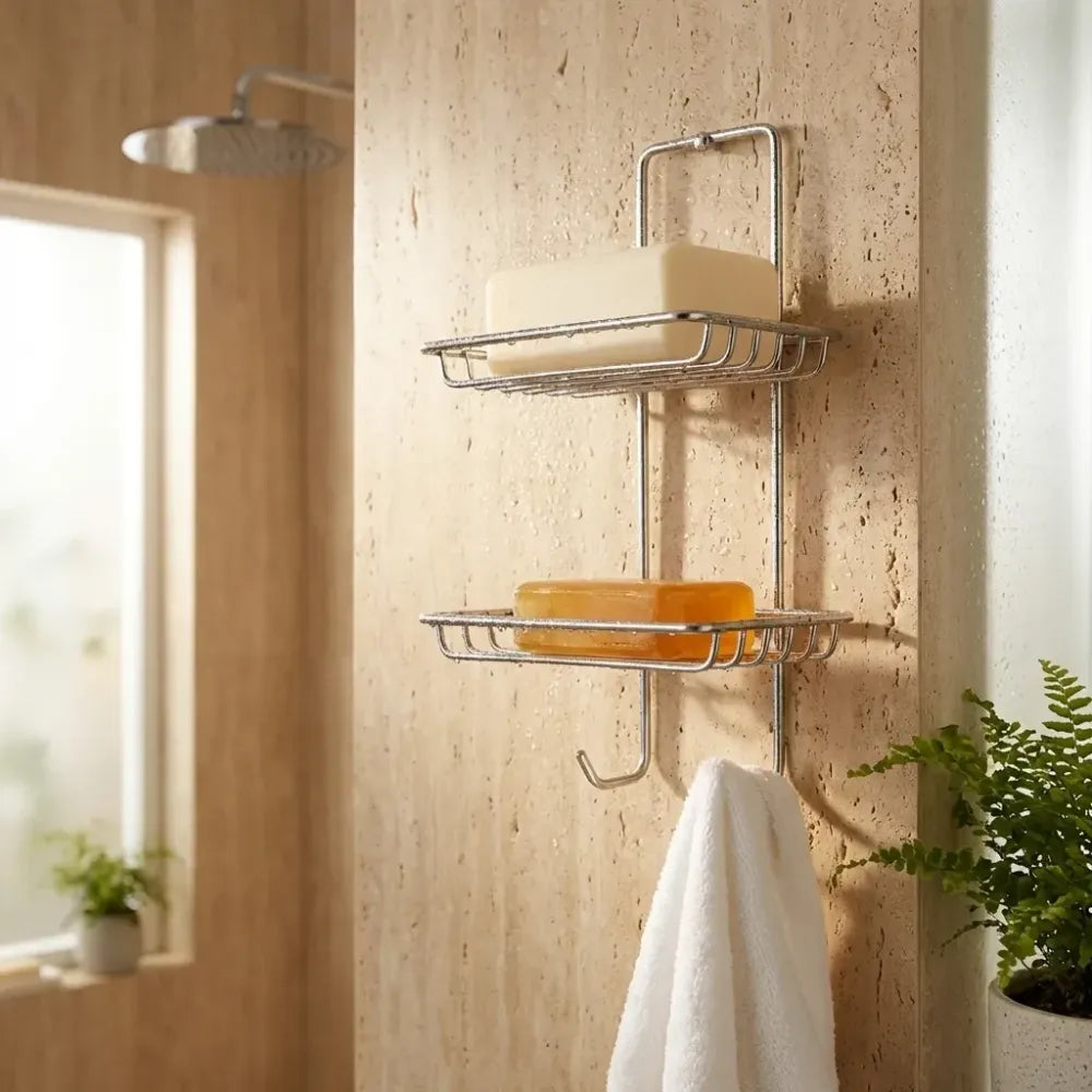 Ventilated soap dish holder - home improvement