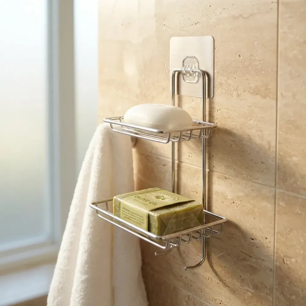 Ventilated soap dish holder - home improvement