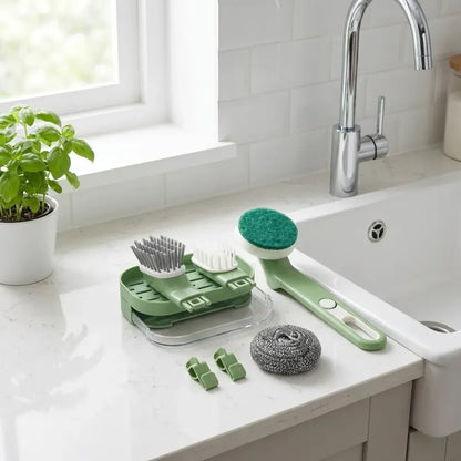 Versatile dish brush set - home & kitchen