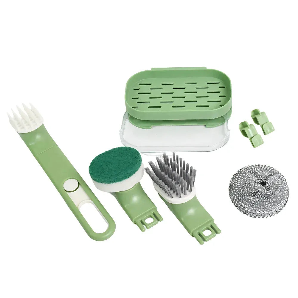 Versatile dish brush set - home & kitchen