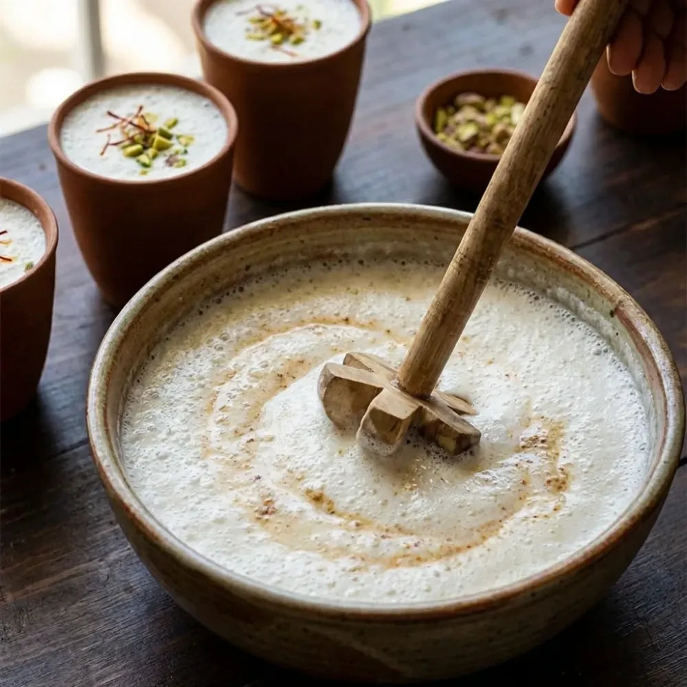 Versatile wooden kitchen blender - tool