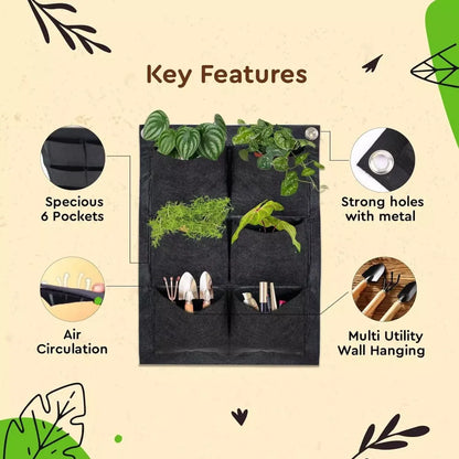 Vertical wall planter set - home essentials