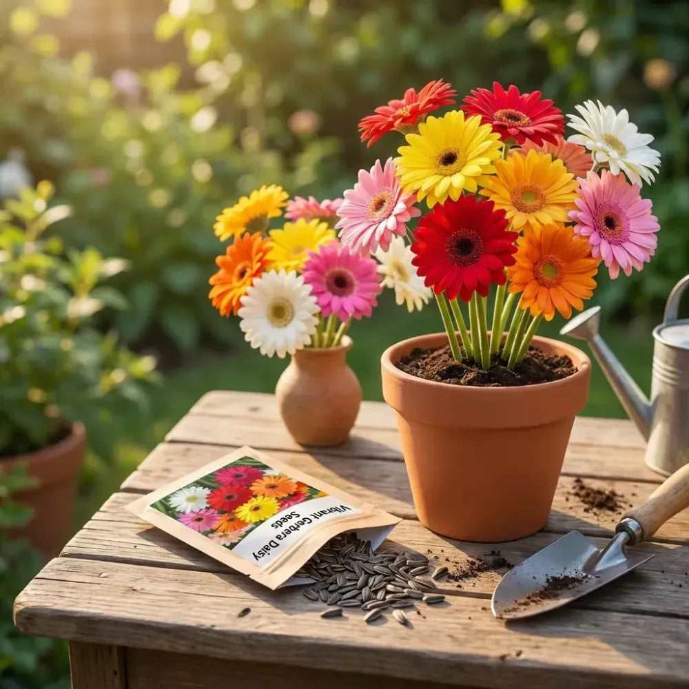 Vibrant gerbera daisy seeds - gardening
