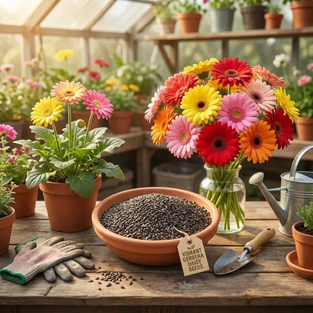 Vibrant gerbera daisy seeds - gardening