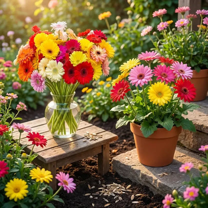 Vibrant gerbera daisy seeds - gardening