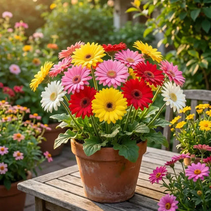 Vibrant gerbera daisy seeds - gardening