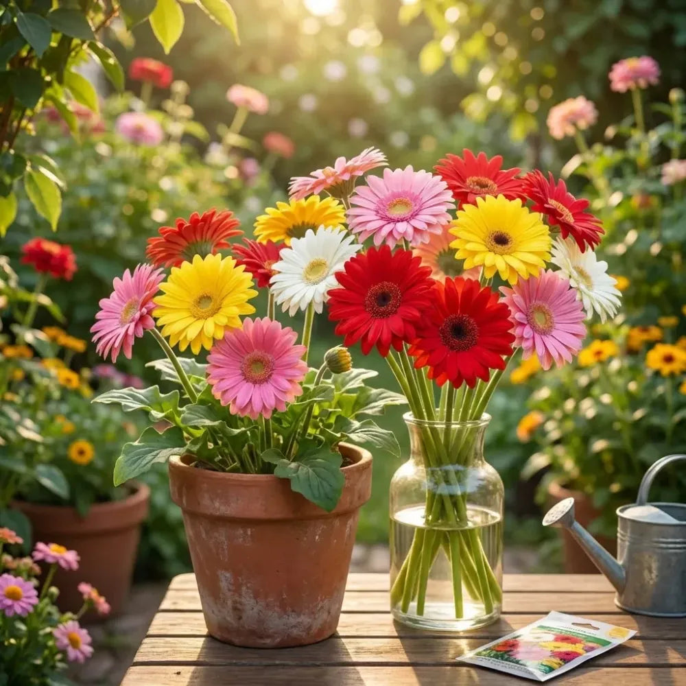 Vibrant gerbera daisy seeds - gardening