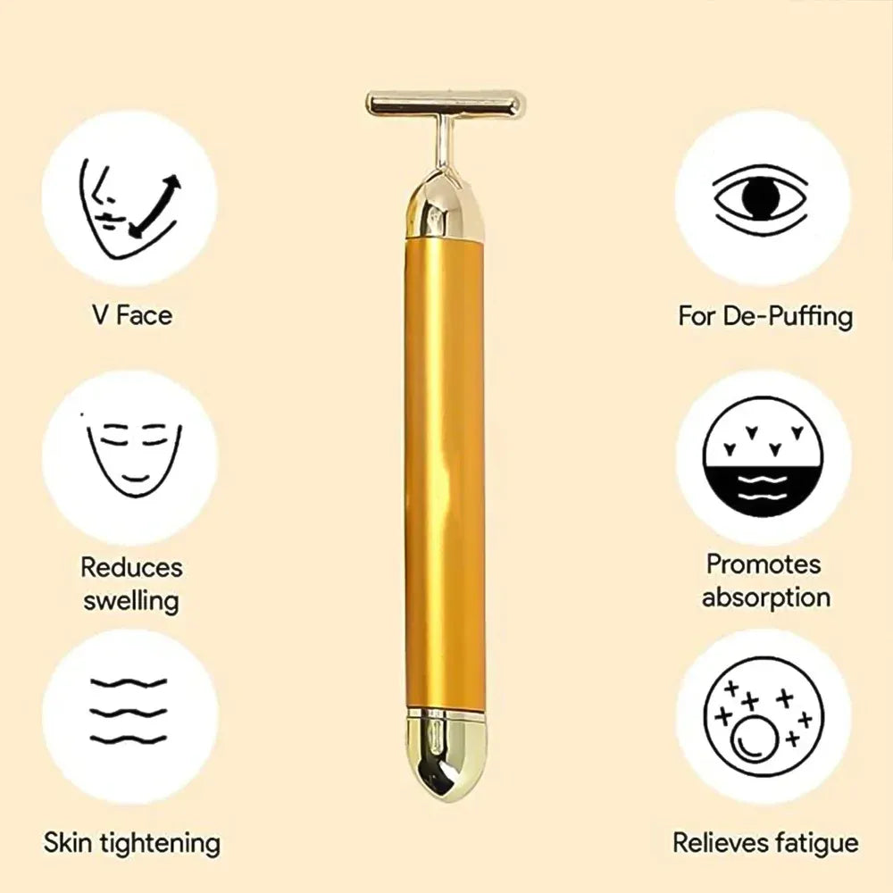 Vibrating facial massage tool - health care