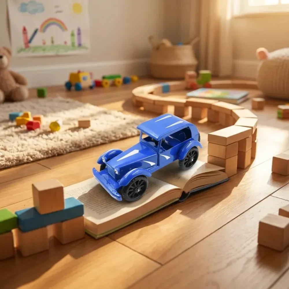 Vintage alloy metal car - toys