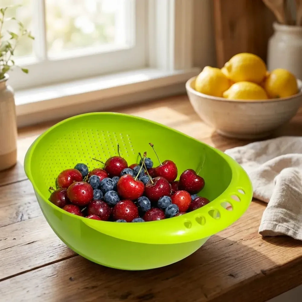Virgin plastic strainer bowl - home & kitchen