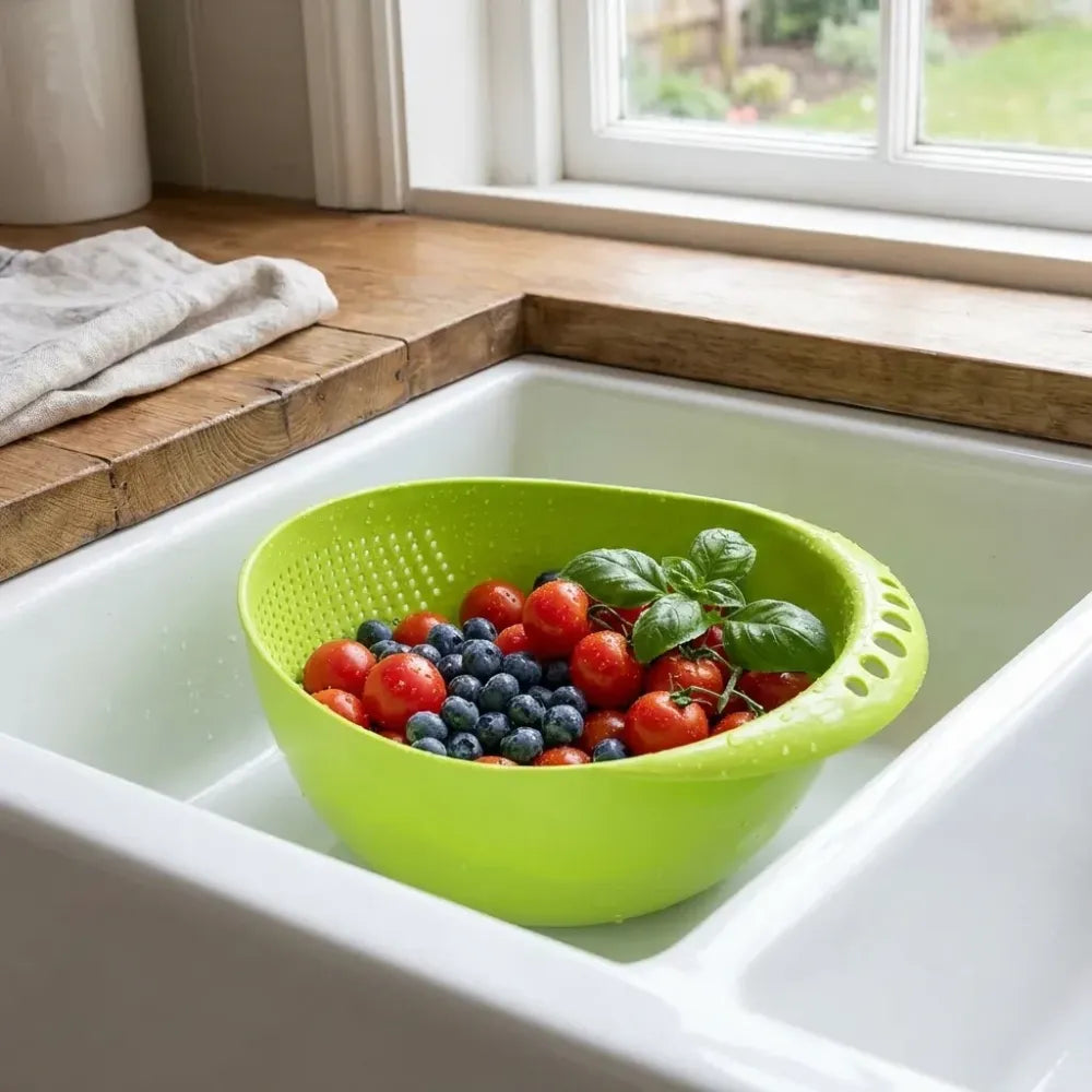 Virgin plastic strainer bowl - home & kitchen