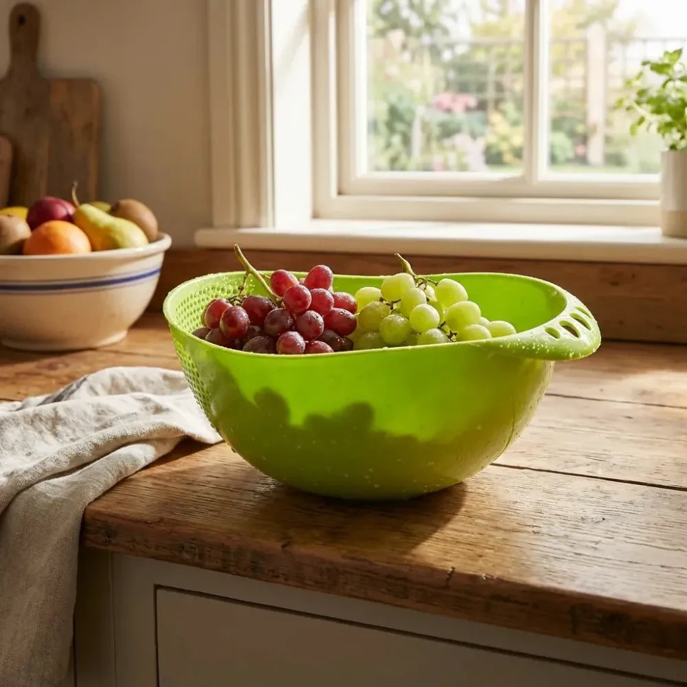 Virgin plastic strainer bowl - home & kitchen