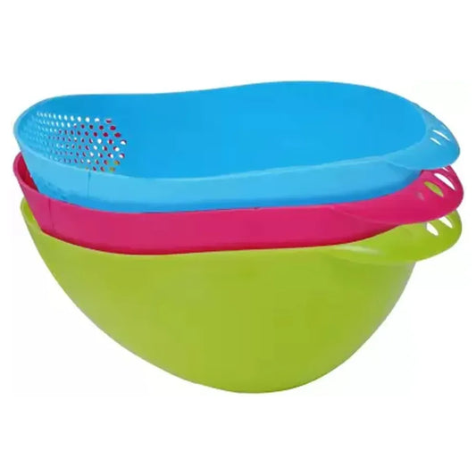 Virgin plastic strainer bowl - home & kitchen