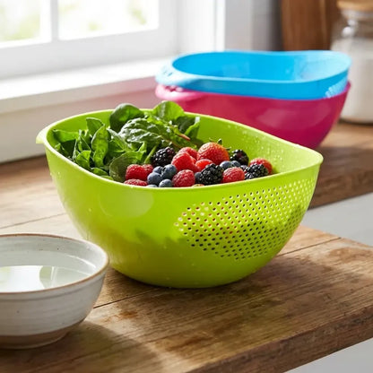 Virgin plastic strainer bowl - home & kitchen