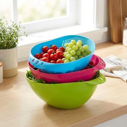 Virgin plastic strainer bowl - home & kitchen